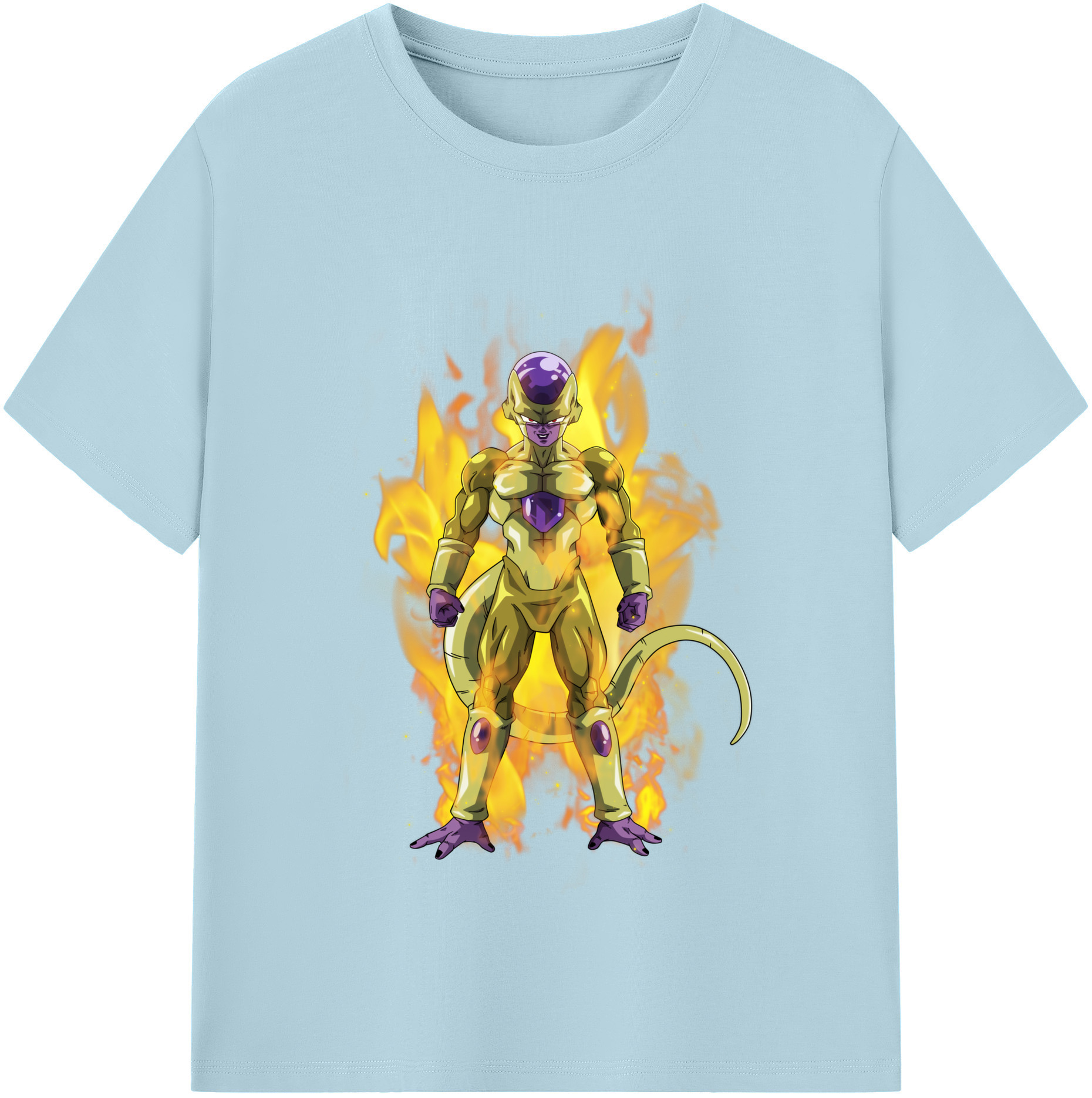 （画像用） ドラゴンボール フリーザ DRAGON BALL Frieza 綿100％半袖Tシャツ（フロントプリント）